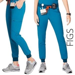 FIGS Alps Blue Zamora Jogger Scrub Pants